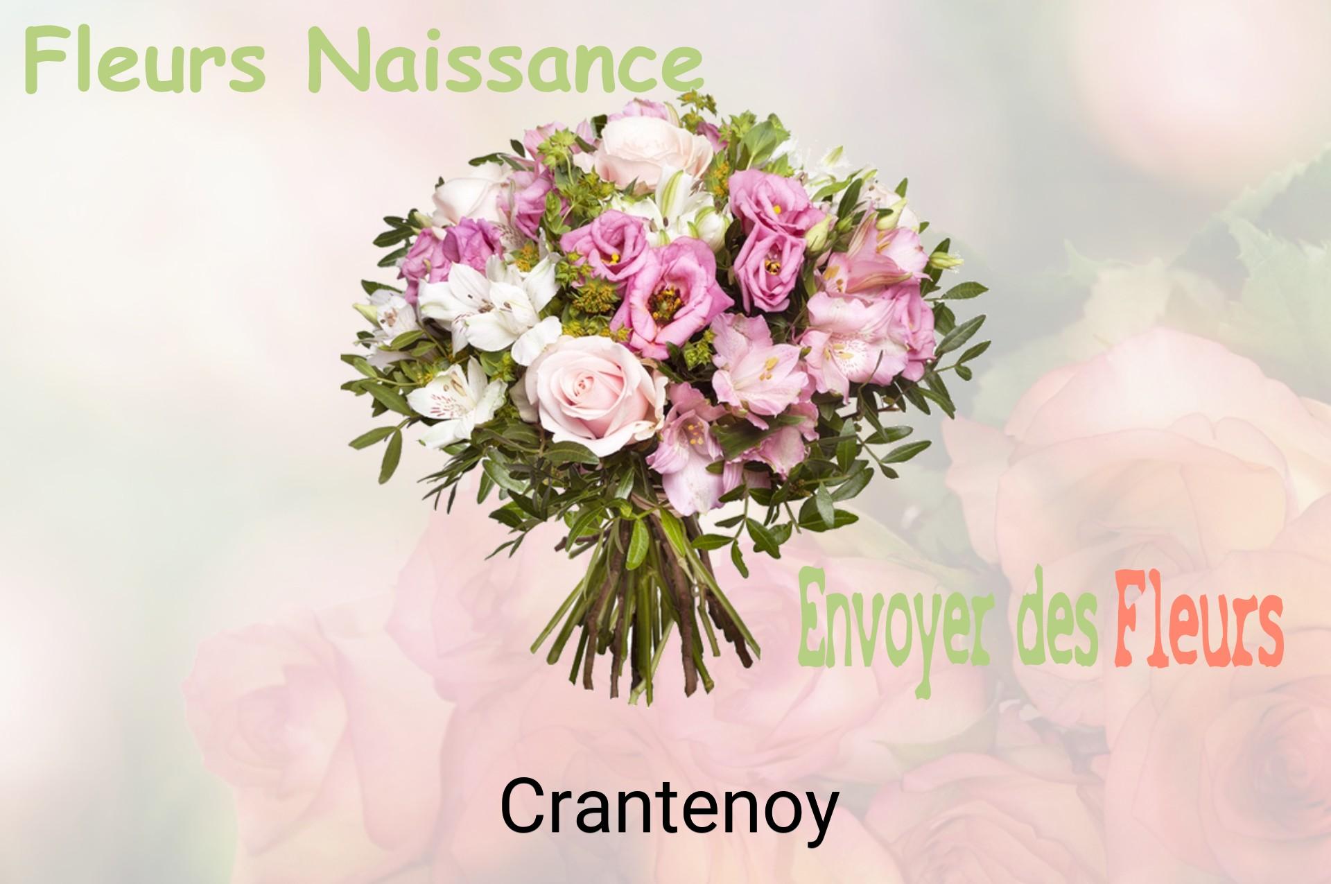 Bouquet de fleurs de naissance livré à Crantenoy